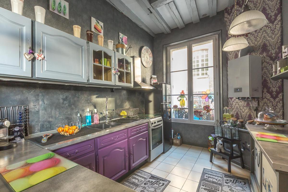 Le Logis De Lancelot Elegant Home City Center Sens Bagian luar foto